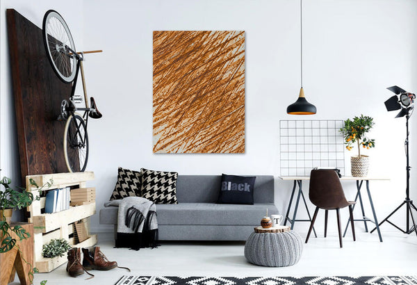 Cassandra Tondro, "Crossfire," rust art