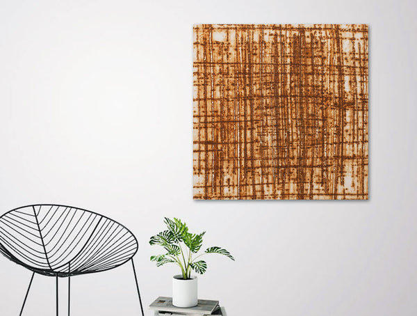 Cassandra Tondro, "Core Density," rust art