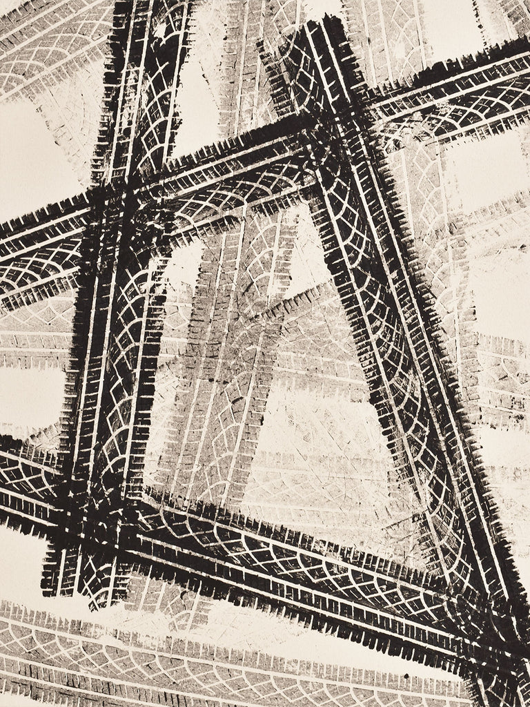 "Rubber Meets the Road," original painting, 48" x 36"