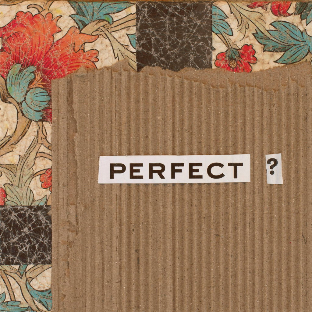 "Perfect?," original collage, 6" x 6"
