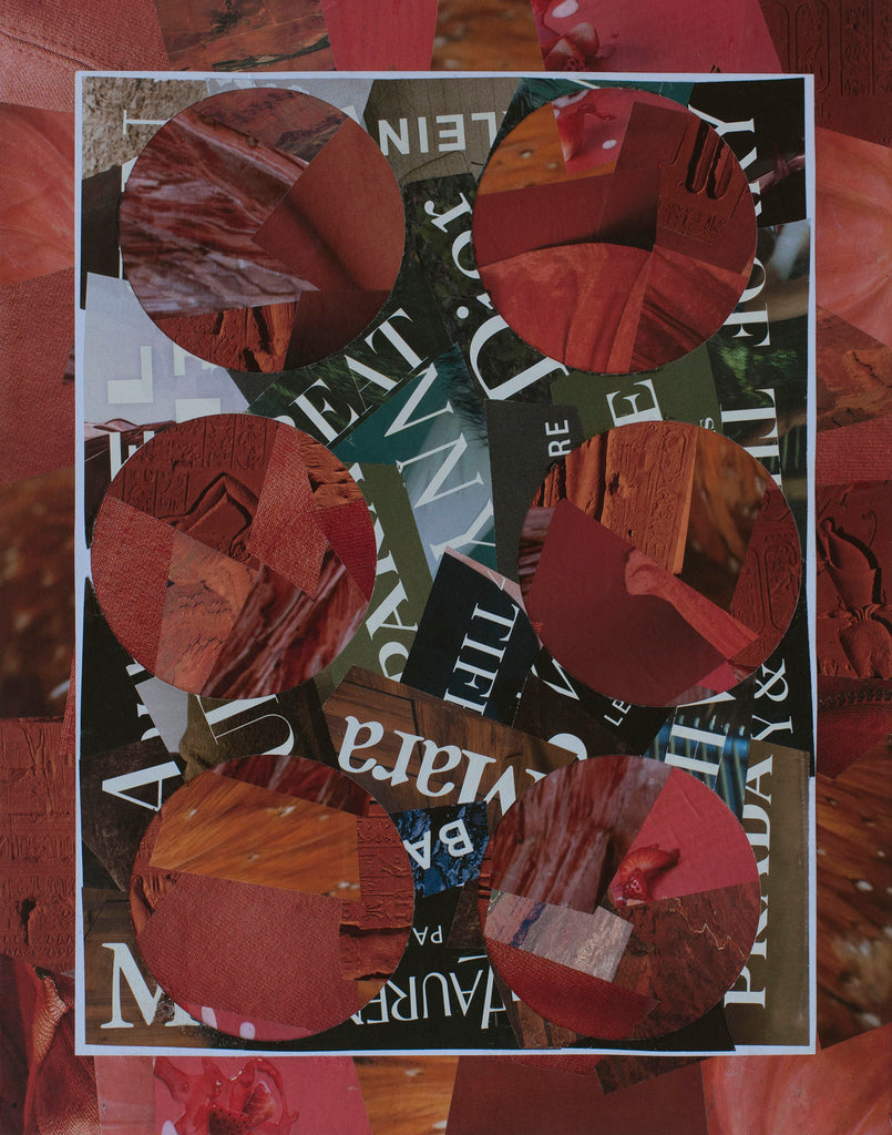 "Full Bleed," original collage, 14" x 11"