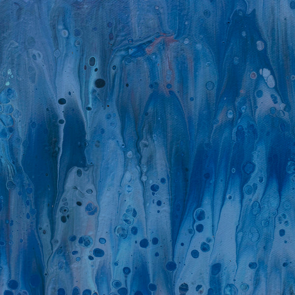 "Bubble Up," original painting, 12" x 36"