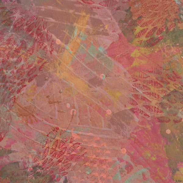 "Go Lightly," original painting, diptych, 24" x 48"