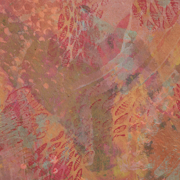 "Go Lightly," original painting, diptych, 24" x 48"