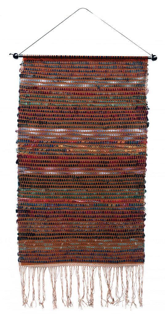 Sakiori Wall Hanging, "Gold," 20.5" x 33.5"