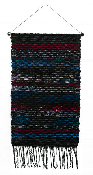 Sakiori Wall Hanging, "Night Sky," 20.5" x 33"