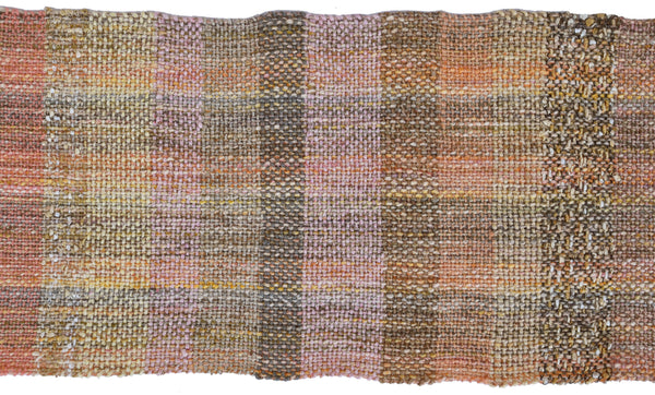 Handwoven Scarf, "Earth Mother," 8.5 x 73 inches