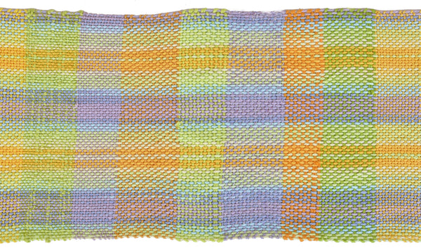 Handwoven Scarf, "Daffodil," 8 x 75 inches