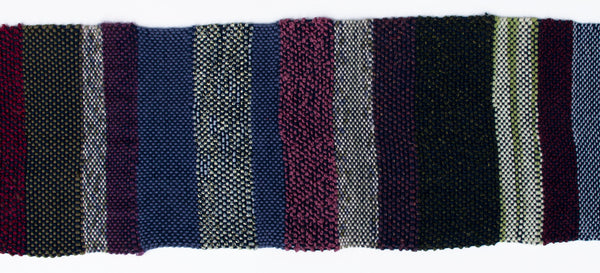 Handwoven Scarf, Forest, 6.5" x 62"