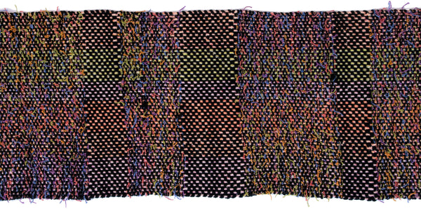 Handwoven Scarf, Sherbet, 6.5" x 64"