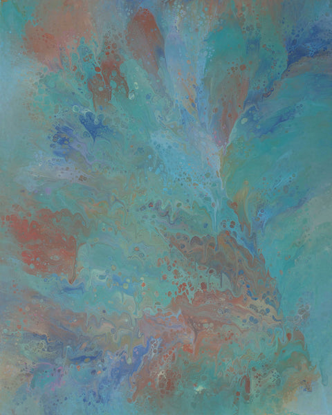 "Kelp Forest," original painting, 30" x 24"