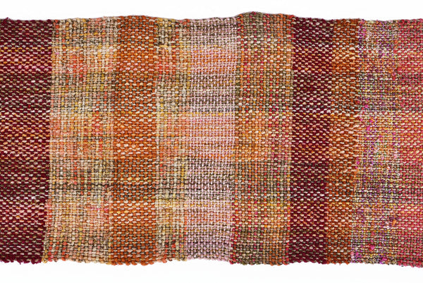 Handwoven Scarf, "Desert Rose," 9 x 73 inches
