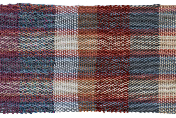 Handwoven Scarf, "Sedona," 8 x 73 inches